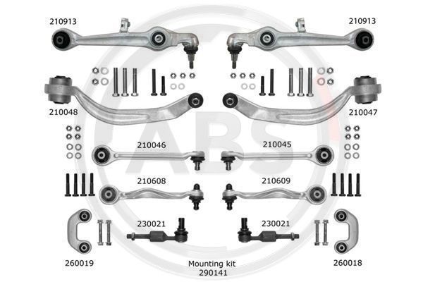 Draagarm reparatieset ABS 219902