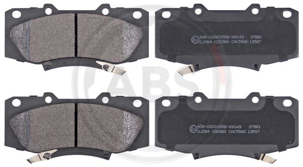 Remblokset ABS 37881