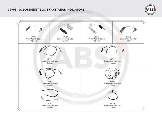 Slijtage indicator ABS 39998