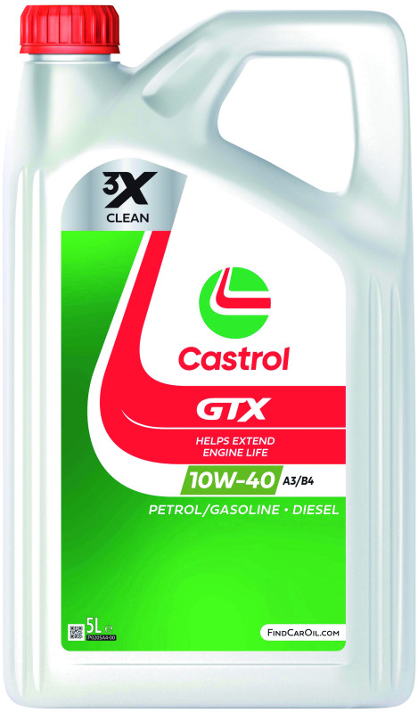 Castrol GTX 10W-40 A3/B4  5 Liter 15F8FC