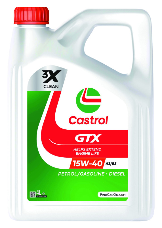 Castrol GTX 15W-40 A3/B3  4 Liter 15F628