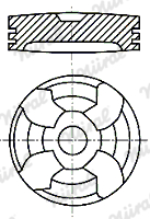 Zuiger Nüral 87-743600-00
