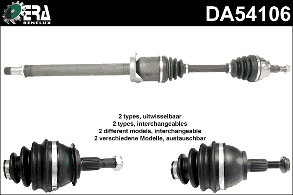 Era Benelux Aandrijfas DA54106