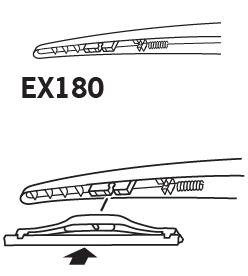 Trico Ruitenwisserblad EX180