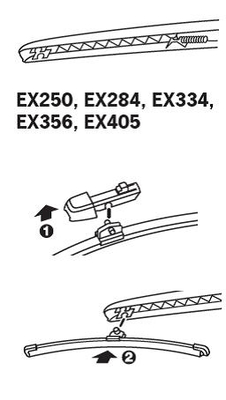 Trico Ruitenwisserblad EX284