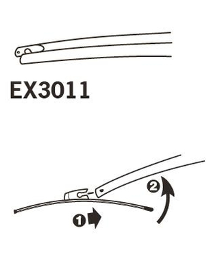 Trico Ruitenwisserblad EX3011