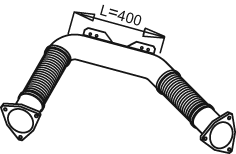 Uitlaatpijp Dinex 21194