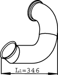 Uitlaatpijp Dinex 22160