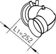 Uitlaatpijp Dinex 22191