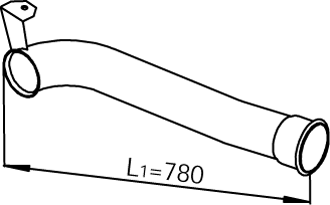 Uitlaatpijp Dinex 22288