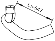 Uitlaatpijp Dinex 28235