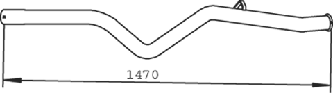Uitlaatpijp Dinex 28620