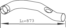 Uitlaatpijp Dinex 47195