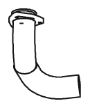 Uitlaatpijp Dinex 47210