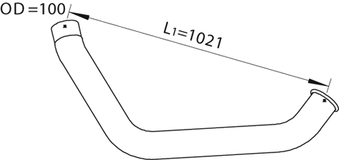 Uitlaatpijp Dinex 47621
