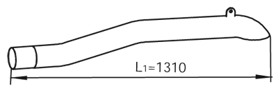 Uitlaatpijp Dinex 47652