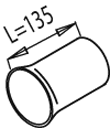 Uitlaatpijp Dinex 49148