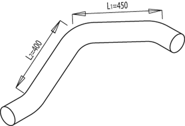 Uitlaatpijp Dinex 49282