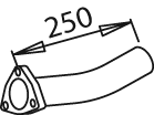 Uitlaatpijp Dinex 50166