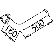 Uitlaatpijp Dinex 50290