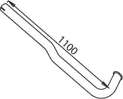 Uitlaatpijp Dinex 50623