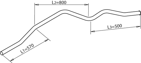 Uitlaatpijp Dinex 50699