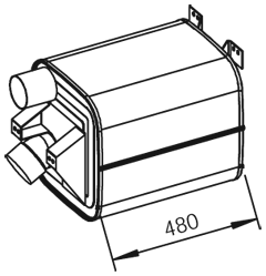 Middendemper Dinex 51330