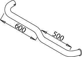 Uitlaatpijp Dinex 51633