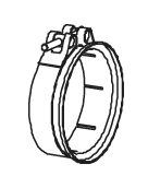 Uitlaatklem Dinex 51963