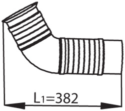 Uitlaatpijp Dinex 53254