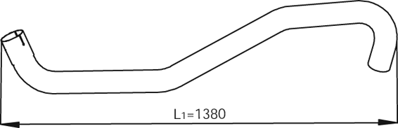 Uitlaatpijp Dinex 53722