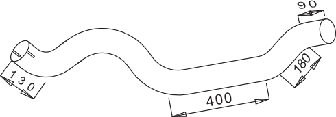 Uitlaatpijp Dinex 54148