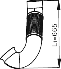 Uitlaatpijp Dinex 54195