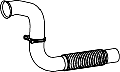 Uitlaatpijp Dinex 54271