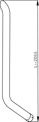 Uitlaatpijp Dinex 54663