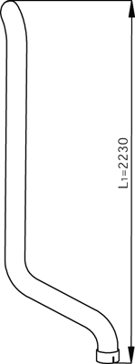 Uitlaatpijp Dinex 54664