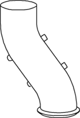 Uitlaatpijp Dinex 64543