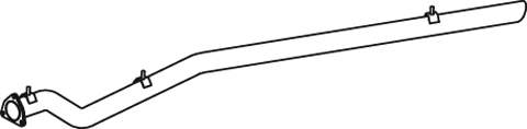 Uitlaatpijp Dinex 64698