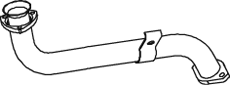 Uitlaatpijp Dinex 66109