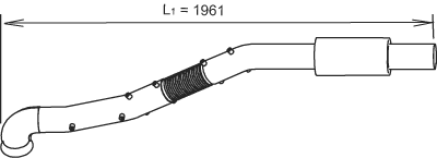 Uitlaatpijp Dinex 66227