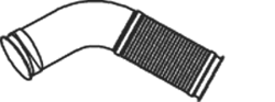 Uitlaatpijp Dinex 68089