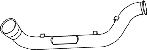 Uitlaatpijp Dinex 68262