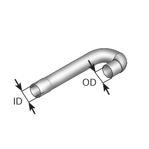 Pijpverbinding, uitlaatsysteem Dinex 68642