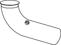 Uitlaatpijp Dinex 68668