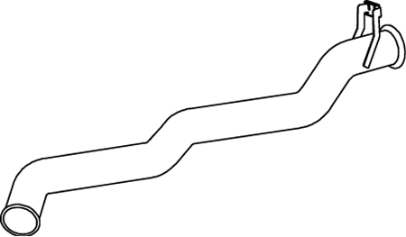 Uitlaatpijp Dinex 68692