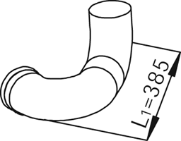 Uitlaatpijp Dinex 68708