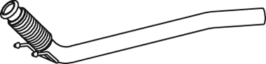 Uitlaatpijp Dinex 74155