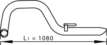 Uitlaatpijp Dinex 74623