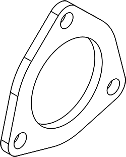 Uitlaat montageset Dinex 78876
