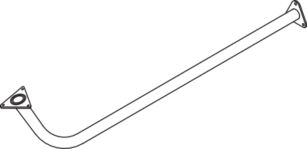 Uitlaatpijp Dinex 80122